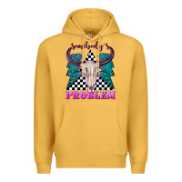 Mustard somebodys problem Premium Hoodie - texasbilliewilder