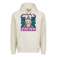 Oatmeal Heather somebodys problem Premium Hoodie - texasbilliewilder