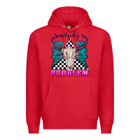 Red somebodys problem Premium Hoodie - texasbilliewilder