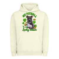 Pigment Pistachio st patricks day my pitbuli my lucky charm Urban Hoodie - RanaPortraitStore