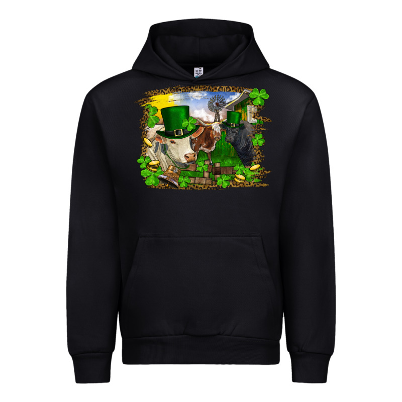 St Patricks Day Cows Urban Hoodie by RanaPortraitStore | Teevron