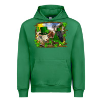 Emerald st patricks day cows Urban Hoodie - RanaPortraitStore