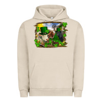 Pigment French Oak st patricks day cows Urban Hoodie - RanaPortraitStore