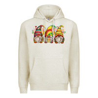 Oatmeal Heather juneteenth gnomes Premium Hoodie - Zillion Design Studio
