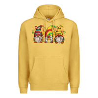 Antique Gold juneteenth gnomes Premium Hoodie - Zillion Design Studio