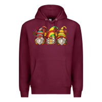 Burgundy juneteenth gnomes Premium Hoodie - Zillion Design Studio
