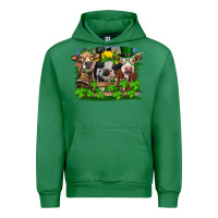 Emerald st patricks day heifers Urban Hoodie - RanaPortraitStore
