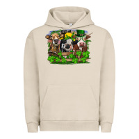 Pigment French Oak st patricks day heifers Urban Hoodie - RanaPortraitStore