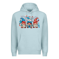 Blue Mist american nurse gnomes Premium Hoodie - Zillion Design Studio