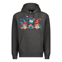 Charcoal Heather american nurse gnomes Premium Hoodie - Zillion Design Studio