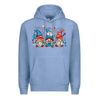 Colony Blue american nurse gnomes Premium Hoodie - Zillion Design Studio