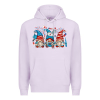 Lilac american nurse gnomes Premium Hoodie - Zillion Design Studio