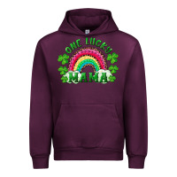 Mauve Wine st patricks day one lucky mama Urban Hoodie - RanaPortraitStore