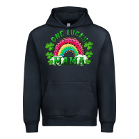 Navy st patricks day one lucky mama Urban Hoodie - RanaPortraitStore