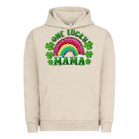 Pigment French Oak st patricks day one lucky mama Urban Hoodie - RanaPortraitStore