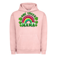 Pigment Salmon st patricks day one lucky mama Urban Hoodie - RanaPortraitStore
