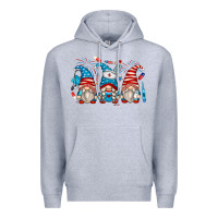 Heather Grey american nurse gnomes Premium Hoodie - Zillion Design Studio