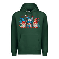 Sports Green american nurse gnomes Premium Hoodie - Zillion Design Studio