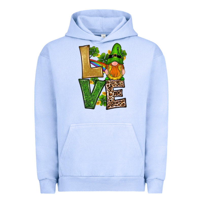 St Patricks Day Gnomes Shamrock Love Urban Hoodie by RanaPortraitStore | Teevron