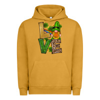 Pigment Peanut Butter st patricks day gnomes shamrock love Urban Hoodie - RanaPortraitStore