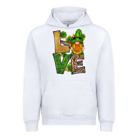 White st patricks day gnomes shamrock love Urban Hoodie - RanaPortraitStore