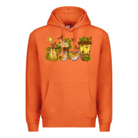 Carrot sunflower coffee cups Premium Hoodie - texasbilliewilder