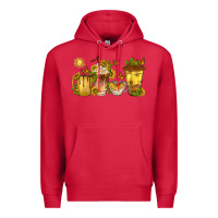 Cardinal sunflower coffee cups Premium Hoodie - texasbilliewilder