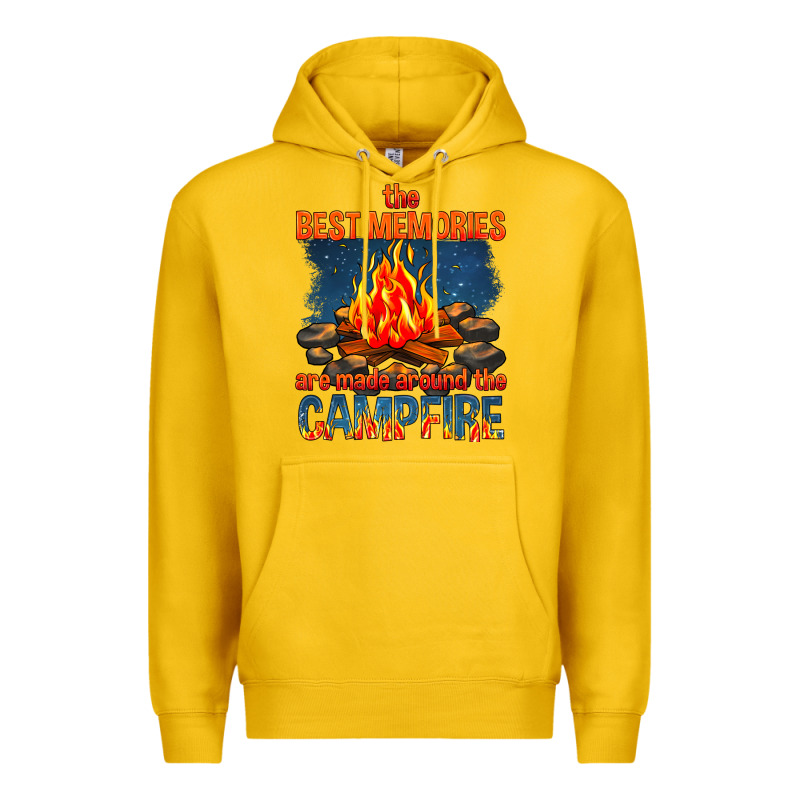 The Best Memories Are Made Around The Campfire Premium Hoodie by texasbilliewilder | Teevron