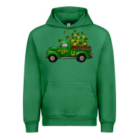 Emerald st patricks truck shamrock horseshoe gold Urban Hoodie - RanaPortraitStore