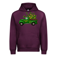 Mauve Wine st patricks truck shamrock horseshoe gold Urban Hoodie - RanaPortraitStore