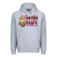 Heather Grey mom fuel Premium Hoodie - Zillion Design Studio