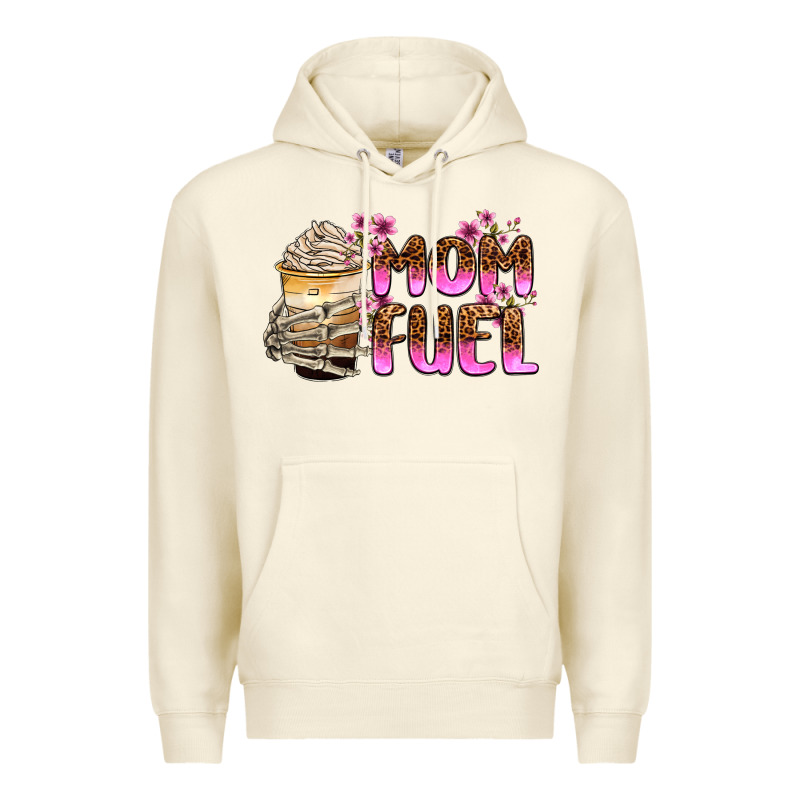 Mom Fuel Premium Hoodie by Zillion Design Studio | Teevron