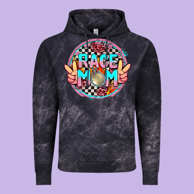 Race Mom Vintage Hoodie Designed By Adodesignshop