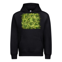 St Patricks Day Shamrock Leopard Background Urban Hoodie | Teevron
