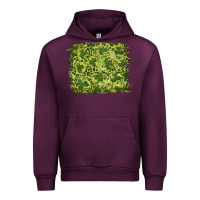 Mauve Wine st patricks day shamrock leopard background Urban Hoodie - RanaPortraitStore
