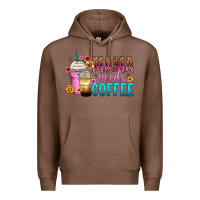Chestnut mama needs coffee Premium Hoodie - Zillion Design Studio