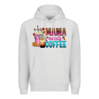Dove Grey mama needs coffee Premium Hoodie - Zillion Design Studio