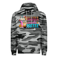 Slate Camo mama needs coffee Premium Hoodie - Zillion Design Studio
