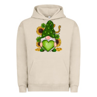 Pigment French Oak st patricks day shamrock sunflowers gnomes Urban Hoodie - RanaPortraitStore