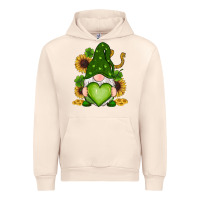 Sandshell st patricks day shamrock sunflowers gnomes Urban Hoodie - RanaPortraitStore