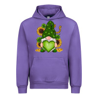 Tulip st patricks day shamrock sunflowers gnomes Urban Hoodie - RanaPortraitStore