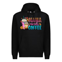 Black mama needs coffee Premium Hoodie - Zillion Design Studio