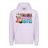 Lilac mama needs coffee Premium Hoodie - Zillion Design Studio