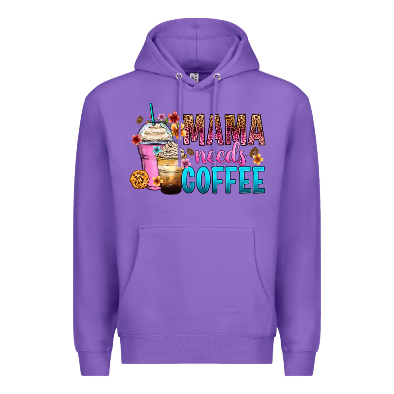 Mama Needs Coffee Premium Hoodie by Zillion Design Studio | Teevron