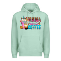 Seafoam mama needs coffee Premium Hoodie - Zillion Design Studio