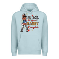 Blue Mist the heel i wont sassy cowgirls Premium Hoodie - texasbilliewilder