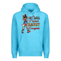 Ocean Blue the heel i wont sassy cowgirls Premium Hoodie - texasbilliewilder
