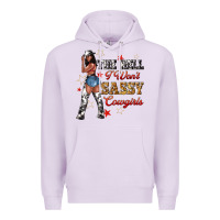 Lilac the heel i wont sassy cowgirls Premium Hoodie - texasbilliewilder