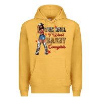 Mustard the heel i wont sassy cowgirls Premium Hoodie - texasbilliewilder