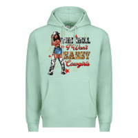 Seafoam the heel i wont sassy cowgirls Premium Hoodie - texasbilliewilder